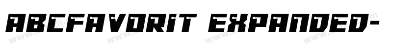abcfavorit expanded字体转换